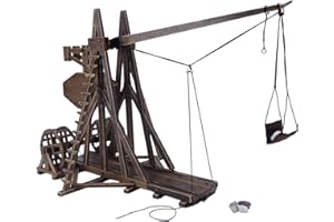 Esquirla DIY Trebuchet Model Toy Science Experiment Toy Simple Assembly Teaching Aid Science Kits Kids Home Age 8+ Years Old