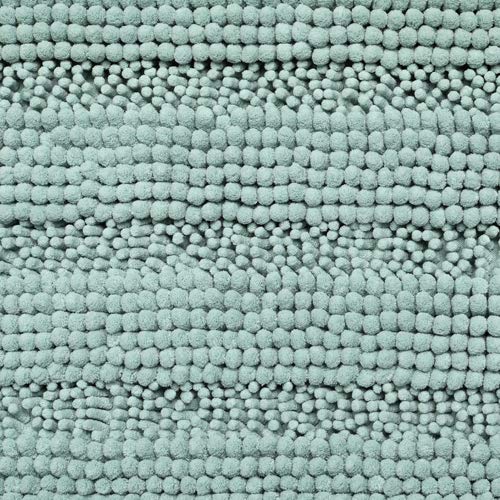 Bathroom Rug Mat Set 2 Piece Green Bath Mats Set for Bathroom Sink Toilet Shower - Ultra Thick, Non Slip, Absorbent and Machine Washable Chenille Floor Mat Set (Green,30" x 20" Plus 17" x 24")