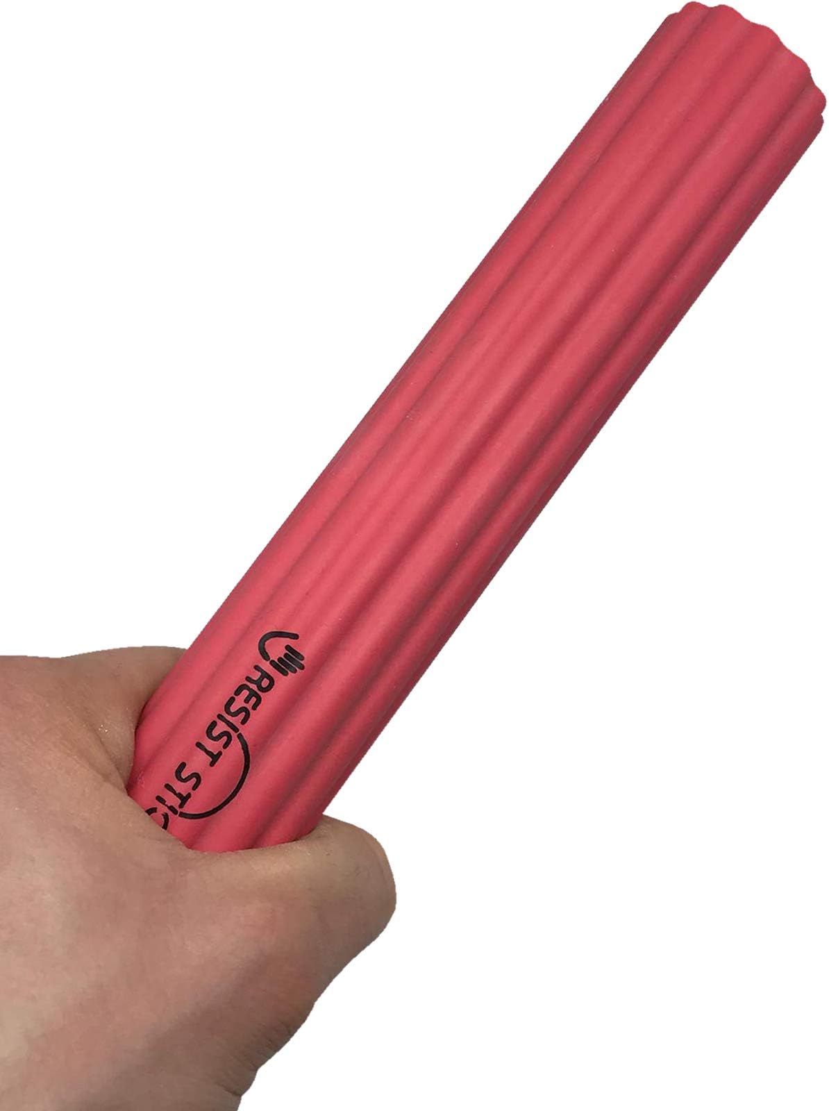 Project Zeus THE RESIST STICK – rubber therapy resistance bar to improve hand, grip, forearm strength and flexibility, prevent tendonitis, and relieve pain from tennis elbow and golfer's elbow