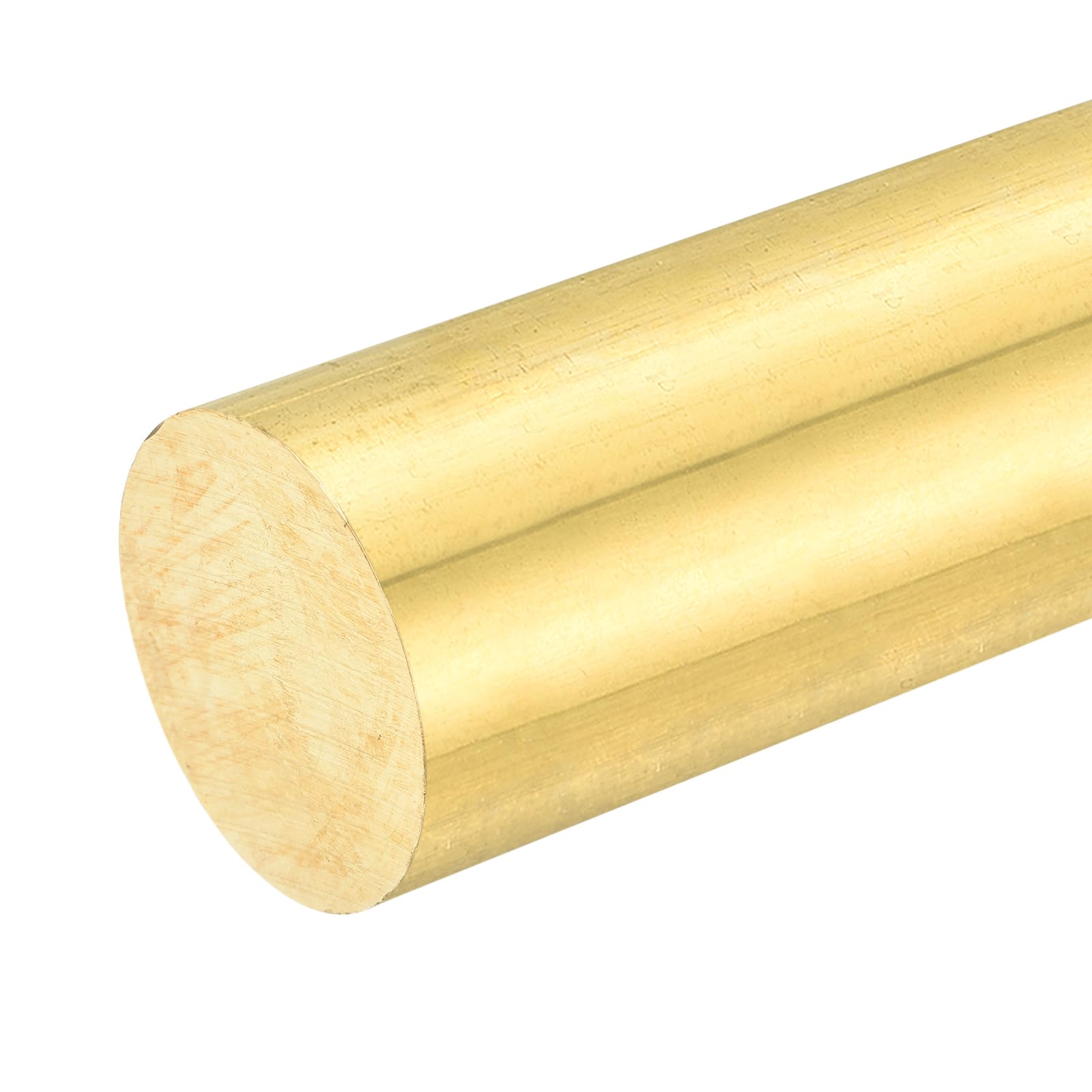 uxcell 1 Pcs 2"(50mm) Dia Brass Solid Round