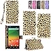 ZTE ZMAX - Cellularvilla Pu Leather Wallet Card Flip Open Pocket Case Cover Pouch For ZTE ZMAX Z970 (T-Mobile) (Brown Leopard)