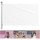 Jixoria Custom Flag 3x5 FT Personalize with Photo Text Logo Name Flags Customized Banner for Outdoor Indoor Decoration, 1PC Blank Flag