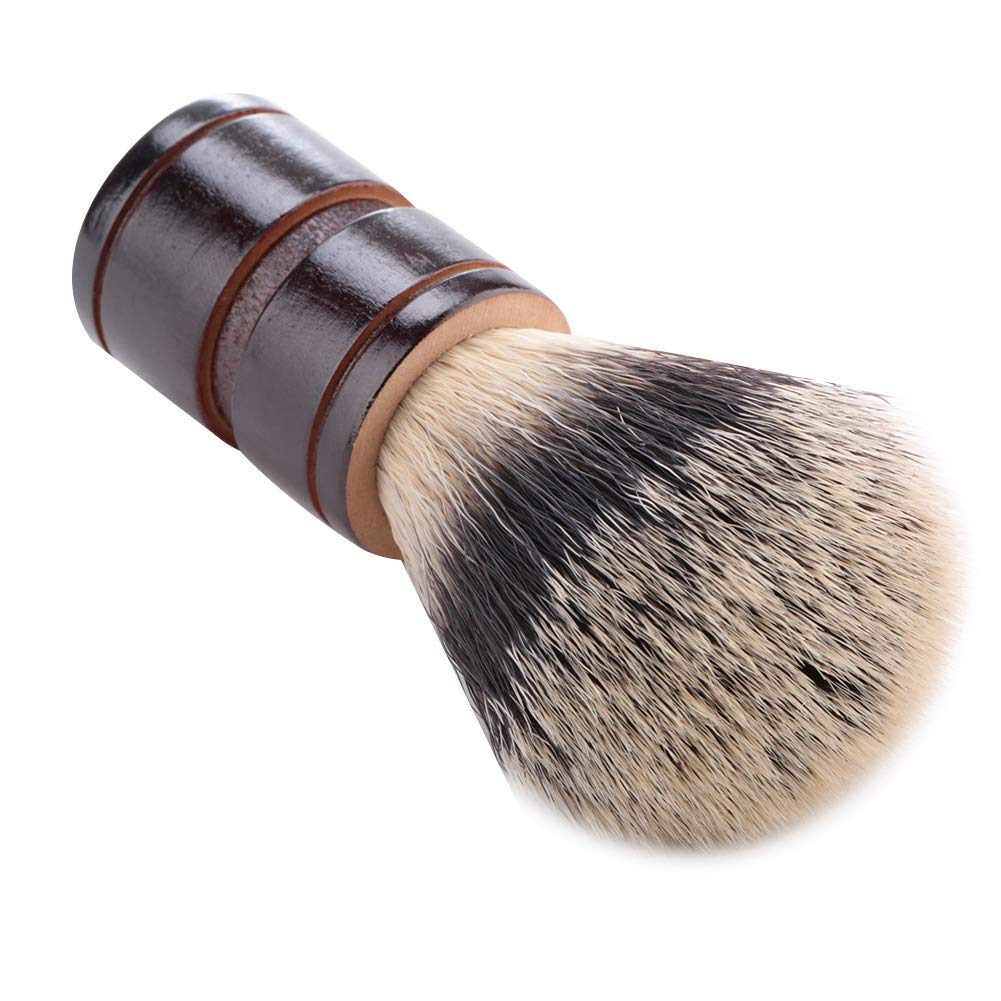 Shaving Brush, Mustache Brush Shaving Brushes For Men Quick-Drying Mens Shaving Brush Beard Shaving Tool Grooming Personal Toiletries For Daily Necessities(Hemu+3 Color Nylon)