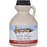 Hidden Springs Maple Dark Pint 100% Pure Maple Syrup USA/CAN, BPA-free Jug