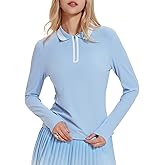 Women's Polos Golf Shirts UPF 50+ Collared Shirt Quick Dry Tennis Work Athletic Tops