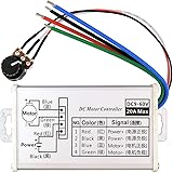 PWM DC Motor Speed Controller, Brush Motor Driver Controls Module DC 9V-60V 12V 24V 36V 48V 60V Motor Pulse Width Modulator R