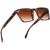 FEISEDY Square Sunglasses For Men Women Polarized Trendy Chunky Thick Frame Rectangle Shades Sun Glasses UV400 B0294