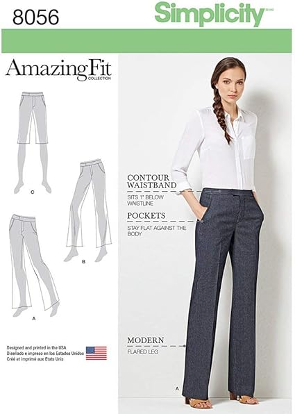 womens flared pants pattern