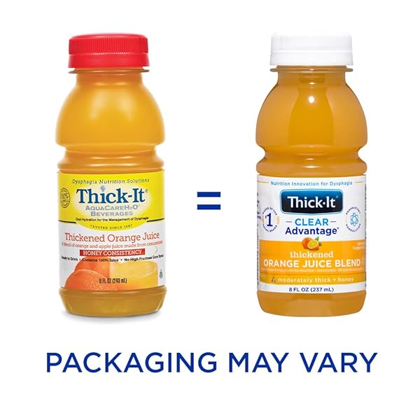 THICK-IT CLEAR ADVANTAGE THICKENED ORANGE JUICE BLEND – MODERATELY THICK/HONEY, 8 OZ BOTTLE (47882600)