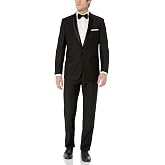 Adam Baker Men's Classic &amp; Slim Fit Two-Piece Formal Tuxedo Suit