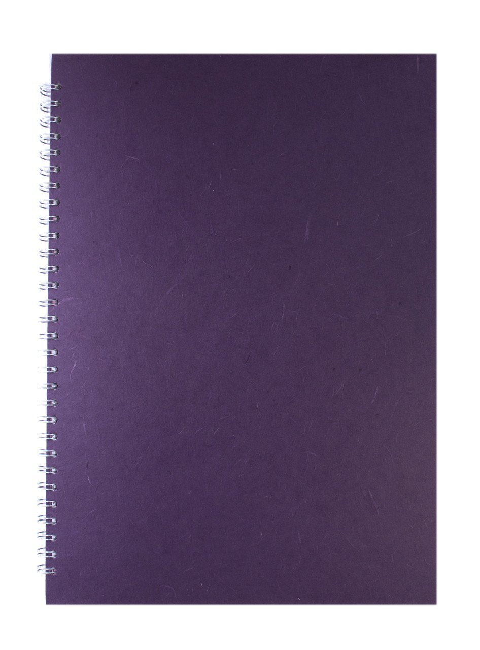 Pink Pig A3 Portrait Sketchbook | White Cartridge, 35 Leaves | Purple