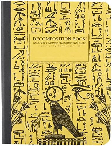 Hieroglyphics Decomposition Book: College-ruled Composition Notebook With 100% Post-consumer-waste Recycled Pages