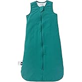 Rayon Made from Bamboo Baby Sleep Sack 0.5 Tog Ultra Soft Wearable Blanket 0-6 Months,Infant Newborn Sleeping Bag Unisex Boys Girls, 2-Way Zipper Sleep Sack Breathable Lightweight S