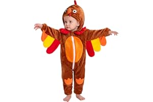 OLAOLA Baby Animal Costume Onesie, Unisex Toddler Romper, Plush Dress Up Infant Outfits Halloween Cosplay Jumpsuit