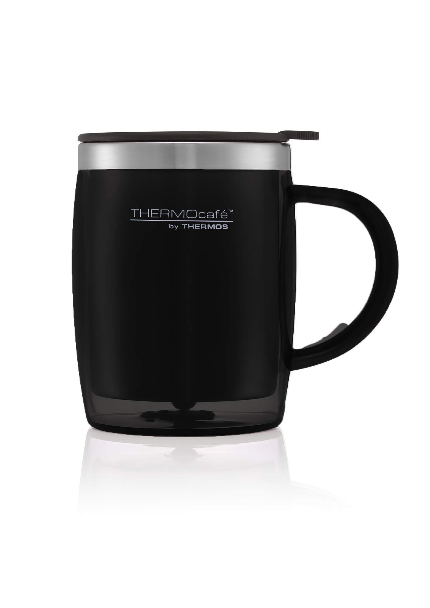 Thermos ThermoCafé Translucent Desk Mug, Black, 450 ml