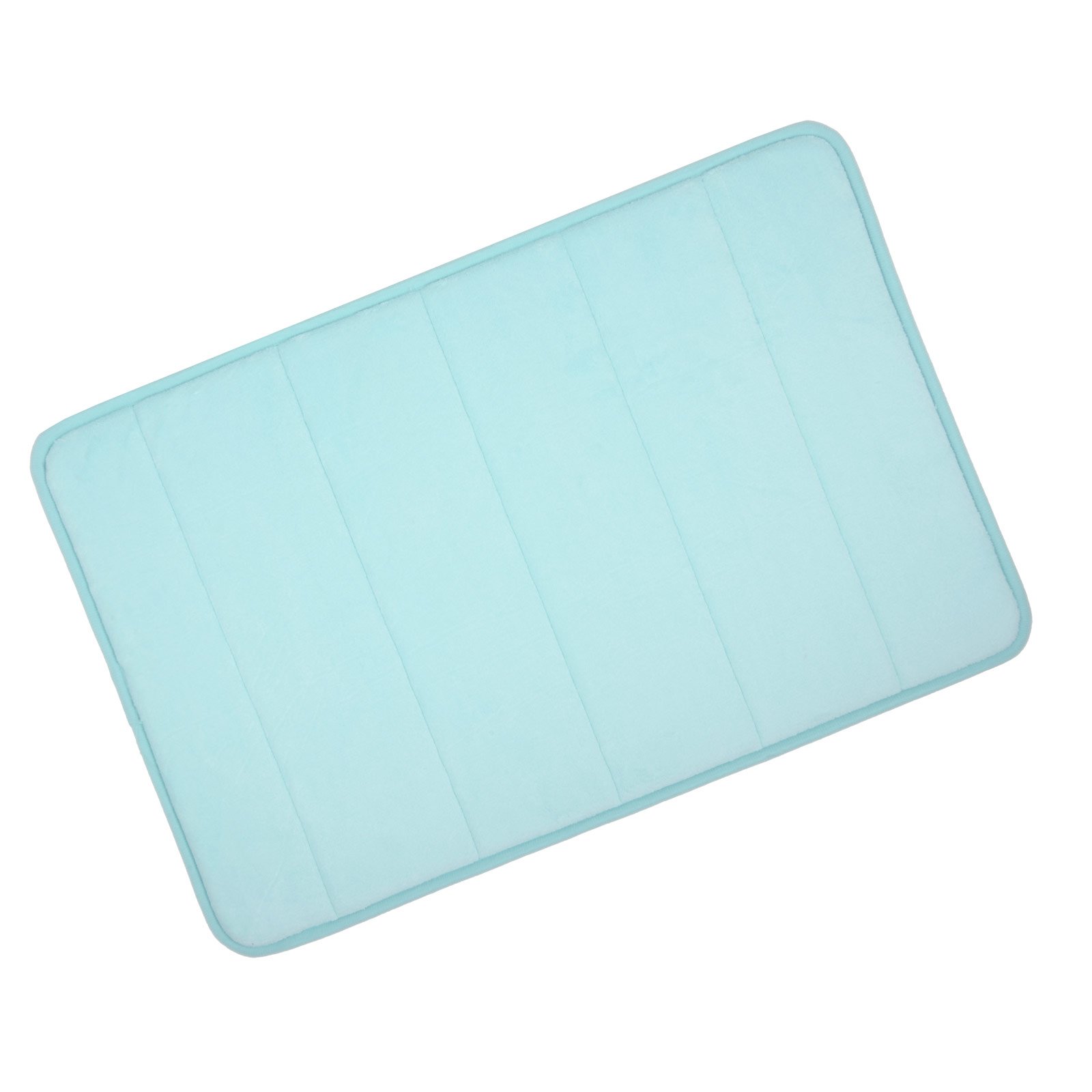 Ice Microfibre Memory Foam Bathroom Bath Mat With Non Slip Back 40 x 60cm