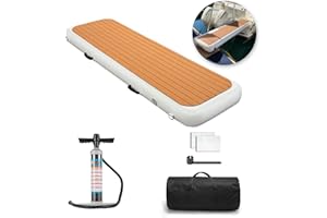 AIRMAT FACTORY Inflatable Gangway for Boats and Yachts, Durable, Quick - Inflating, Non-Slip Surface, Portable Inflatable Floating Dock Ramp, Easy Setup for Marine Use