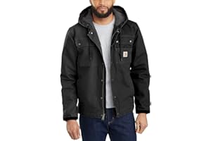Carhartt Men's Relaxed Fit Washed Duck Sherpa-Lined Utility Jacket