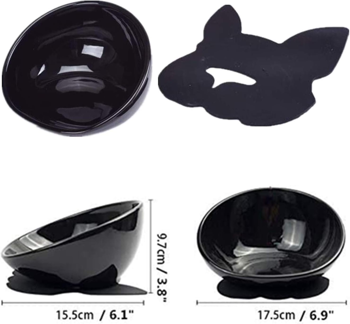 Bulldog Bowl Ceramic Dog Food Bowl - Image 4