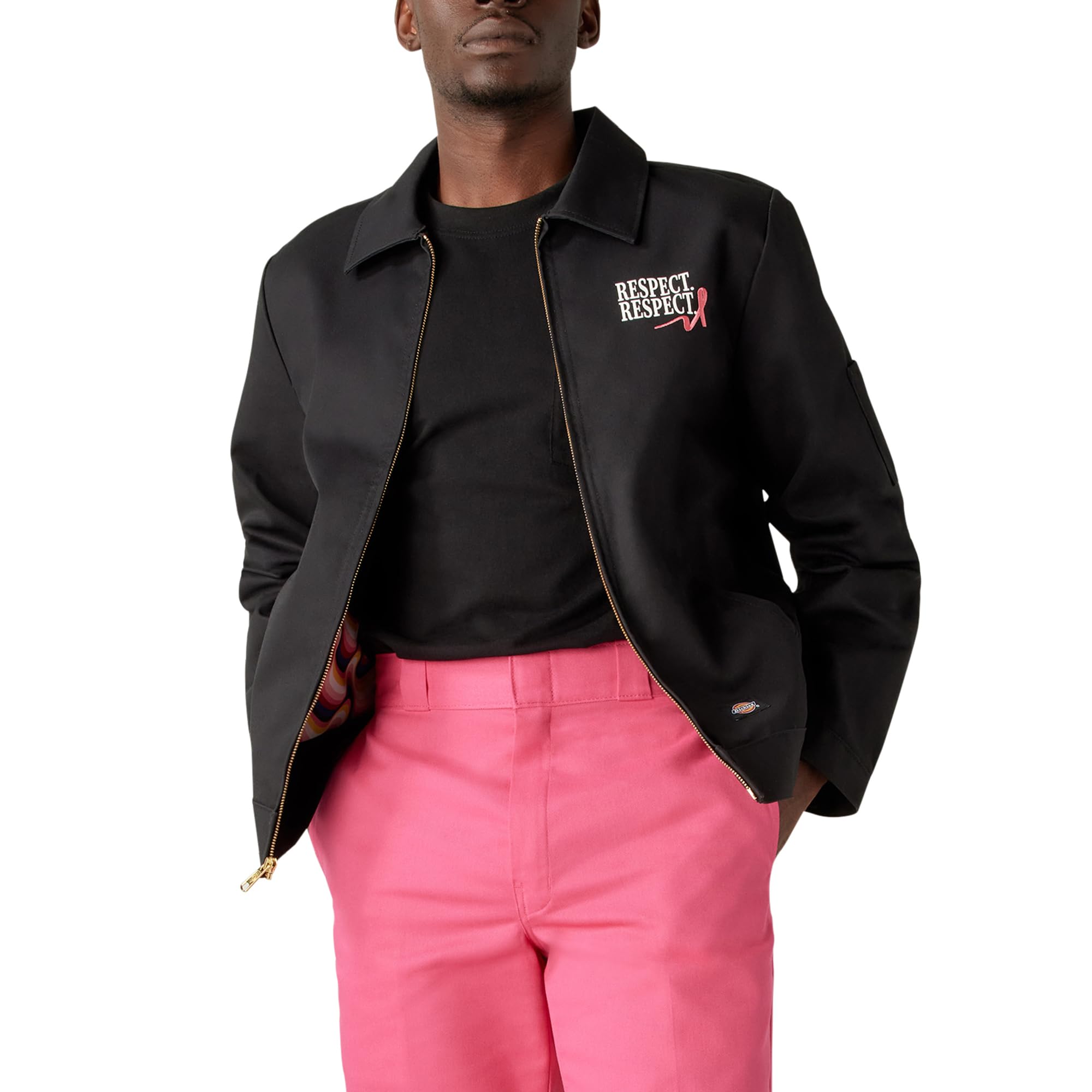 Dickies Insulated Eisenhower Jacket, BLACK, XS RG
