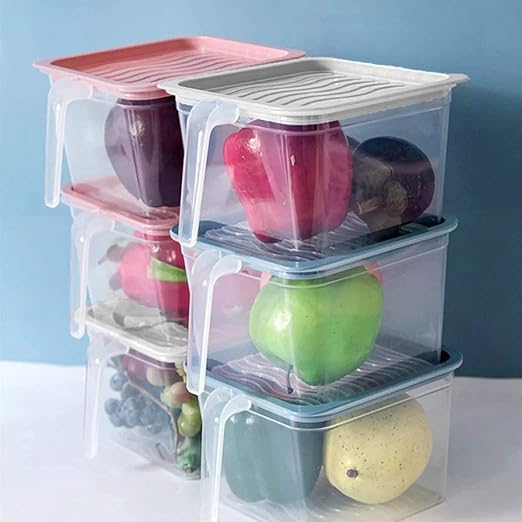 Multipurpose Fridge storage containers & jar Set Plastic Refrigerator