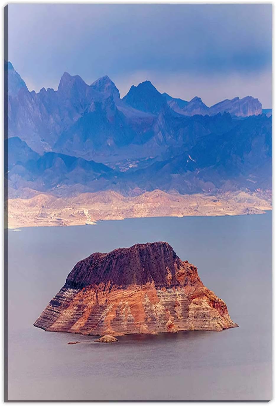 Mead Lake Hoover Dam Household Items,Las Vegas Painting Canvas Set,12 x18in