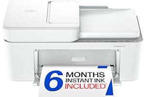 HP DeskJet 4327 无线一体式彩色喷墨打印机,扫描仪,复印机,6 个月即时墨水试用,AI-能力(B3ZF6A)