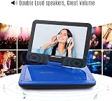 DBPOWER 10" Portable DVD Player Swivel Screen 5Hr Battery USB SD AVI MP3 JPEG view 6