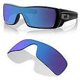 Oakley Batwolf Replacement Lenses for Men for Women | In lenses &amp; Black Iridium. Polarized options available. Bonus kit: cleaning spray, cloth, screwdriver &amp; mirror.