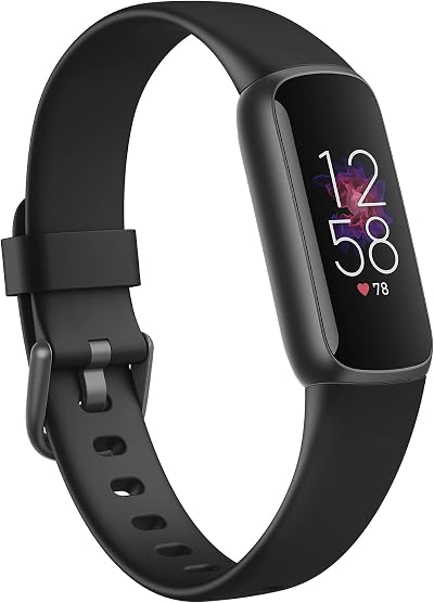 Fitbit Luxe Activity Tracker Black Graphite Stainless Steel Up to 5 Days