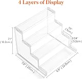 Lifewit 4-Tier Clear Perfume Stand Organizer Vanity Display Shelf view 5