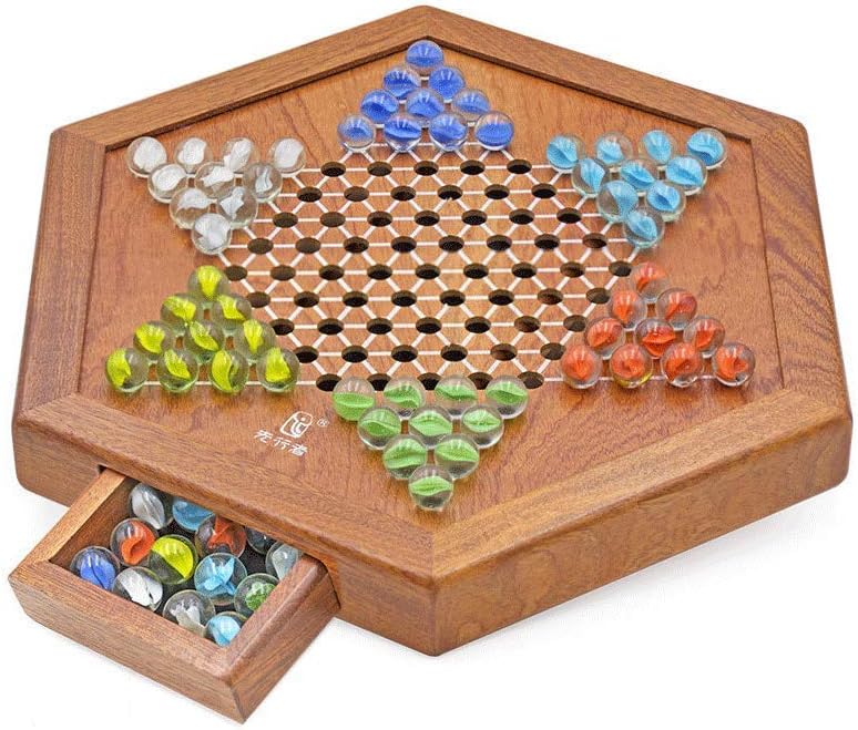 LQH Caja de Almacenamiento de Madera Hexagonal inspectores Chinos