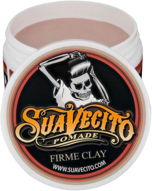 Suavecito Pomade Firme Clay, Strong Hold Hair Clay for Men Low Shine Matte Hair Clay, Pomade for Natural Texture Hairstyles 4oz/113g - Image 4