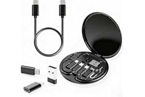 Multi USB Charging Adapter Cable Kit,USB C to iOS Device Adapter Box,Conversion Set A & Type C to Male Micro/Type C/iOS Devic