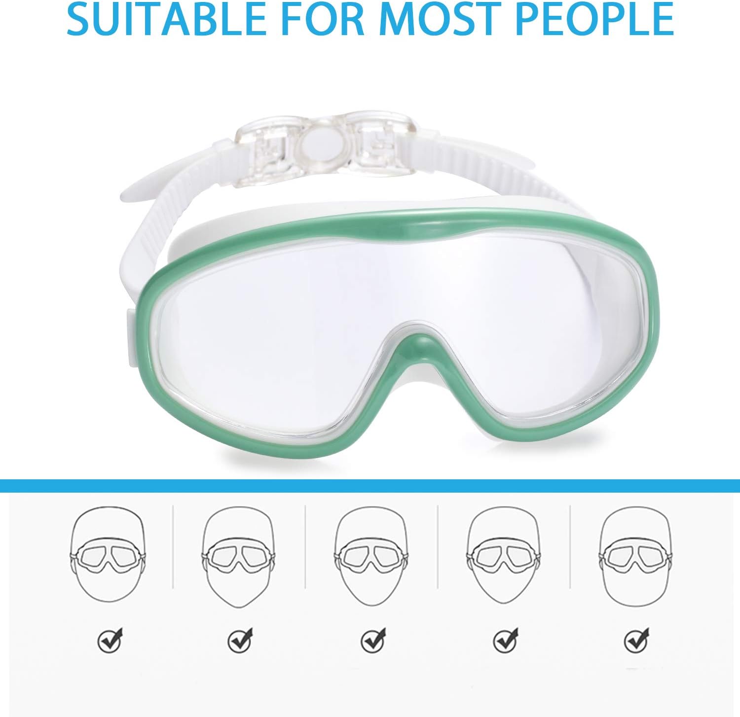 Yizerel 2 Pack Swim Goggles - Image 4