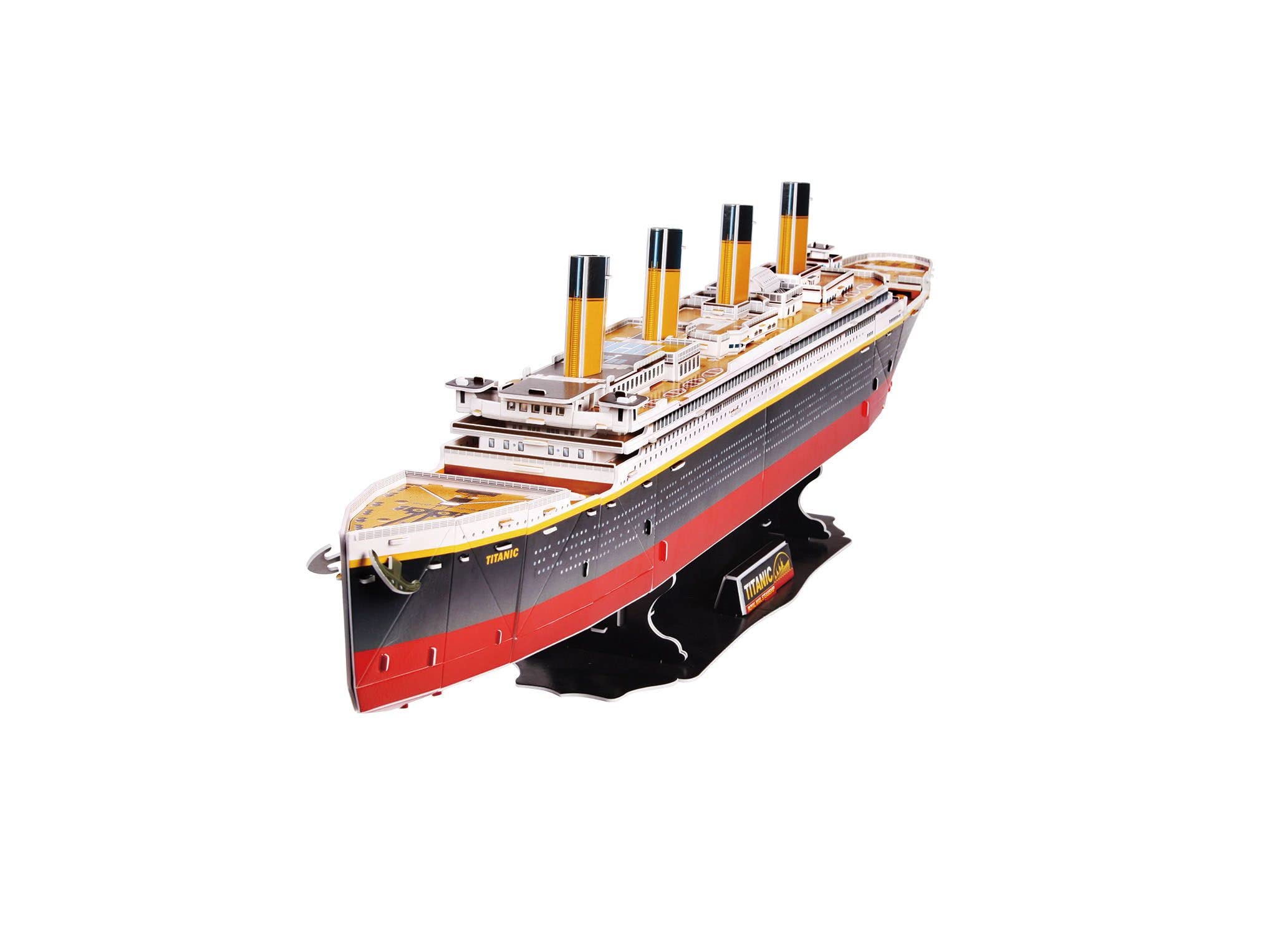 Revell 3D Puzzle 00170 RMS Titanic 113 Pieces, Highly Detailed, 80cm in length, Fun & Easy To Build