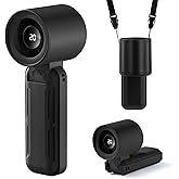 DONGULI Portable Handheld Turbo Fan, 5000mAh Rechargeable Mini Fan Up to 24-Hours with 5 Speed, LED Display,Type-C Fast Charg