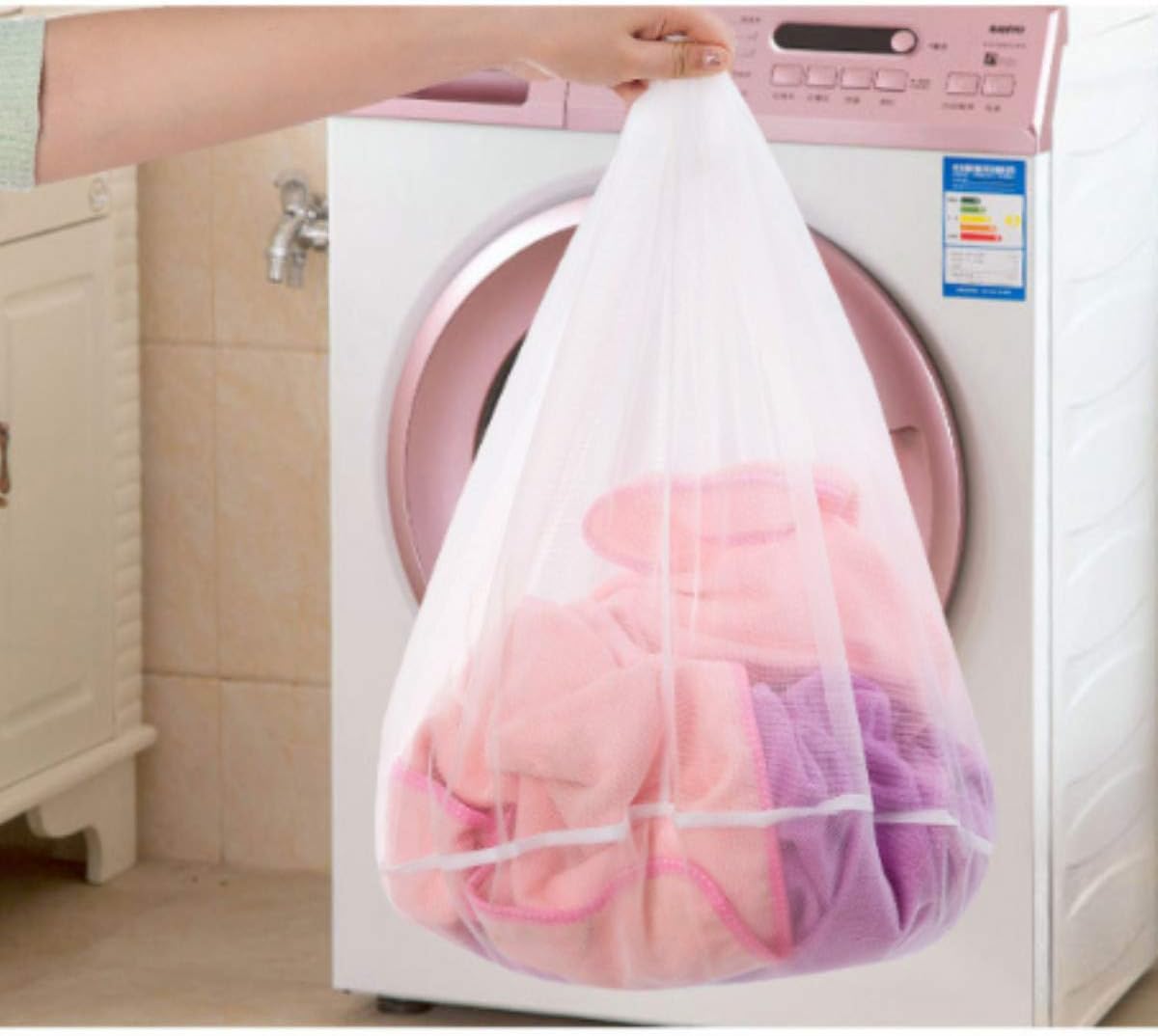 OnroadtoH Durable Dirty Laundry Bag Drawstring Bags Large Capacity Laundry Backpack Clothes Storage Bagfor Hotel College Apartment Bathroom Bedroom Home Living Room Dormitory