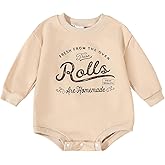 Infant Baby Boy Girl Thanksgiving Outfit, Crew Neck Romper Shirt 3 Month 6M 12M Newborn Thanksgiving' Day Clothes