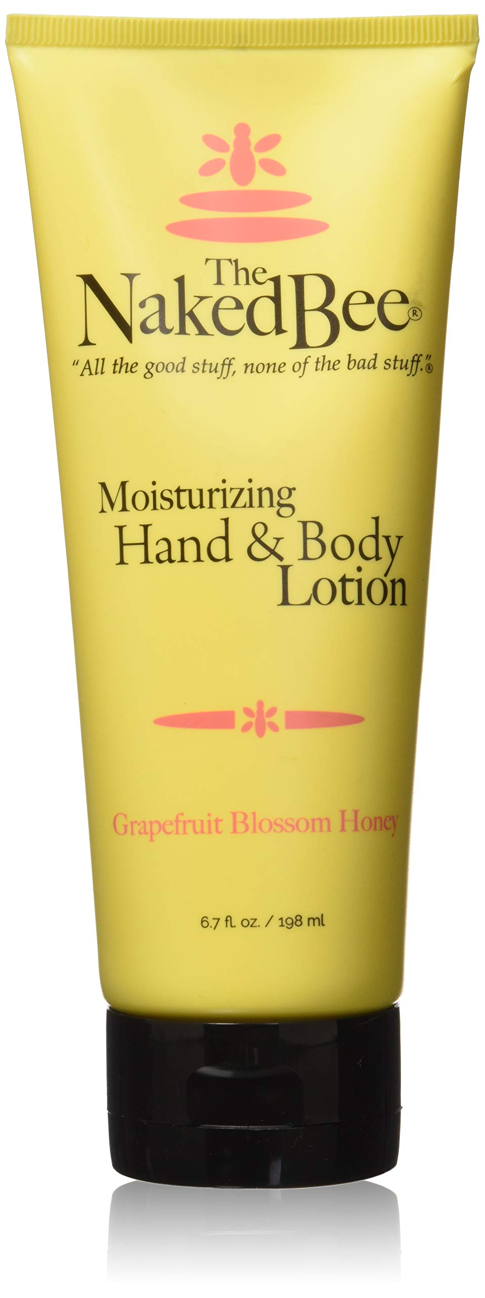 The Naked Bee Grapefruit Blossom Honey Hand & Body Lotion 6.7oz. Moisturising Skin Care. Hand & Body Lotion for Dry Skin. Body Skin Care & Hand Moisturiser. Hand Care & Body Care Moisturiser.