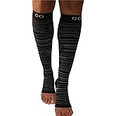 GO Compression Socks For Women Open Toe 20-30 mmHG Knee High Graduated Compression Toeless Compression Stockings Women & Men