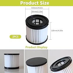 ECOMAID 2 Pack Replacement Filter Compatible with