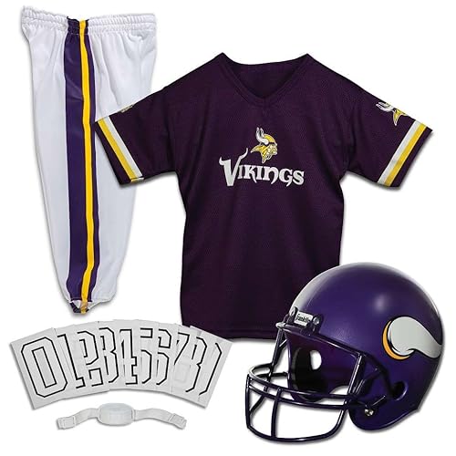 Franklin Sports NFL Youth Football Uniform Set for Boys Girls Includes  Helmet, Jersey Pants with Chinstrap Numbers in Oman Whizz Jerseys