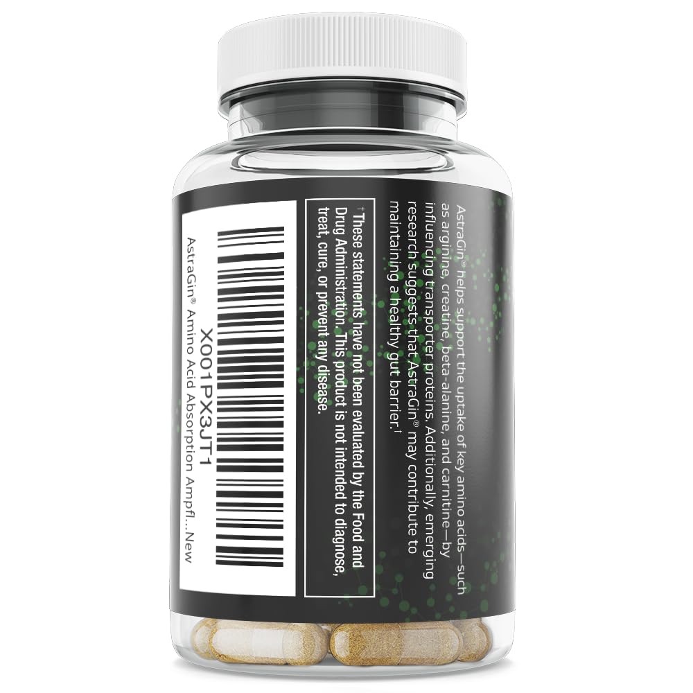 Nuliv Science AstraGin Maximum bioavailability Enhancer for pre-Workout Supplements, BCAA and Protein Powder