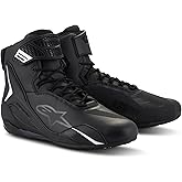 Alpinestars Faster-4 Motorcycle Shoes, Lightweight & Breathable, Seamless Knitted Construction & Advanced Protection