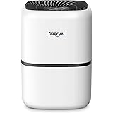 Okaysou AirMic4S H13 HEPA Air Purifiers for Home Pets Hair Smokers with Washable Pre-filter, Timer, Night Light, Eliminates S