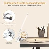 Akynite 8W USB Clip On LED Desk Light, 3 Color Temp, 10 Brightness Levels, view 4