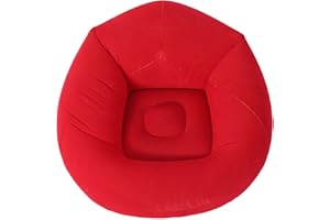 Inflatable Chair, Comfortable Lounge Chair, Air Soft Sofa Chair, PVC Portable Folding Blow Up Sofa for Living Room, Bedroom, 