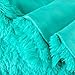 CaliTime Super Soft Blanket Throw, Modern Cozy Plush Warm Faux Fur 60 X 80 Inches, Turquoise