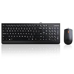 Lenovo 300 USB Combo, Full-Size Wired Keyboard